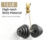 pickpiff Brushed Gold Self Adhesive Coat Hooks for Hanging: 13LB Extra Strong Stainless Wall Hook for Towel, Utensil, Backpack, Hat, Sturdy Metal Hanger for Bathroom, Kitchen, Door, 6-Pack
