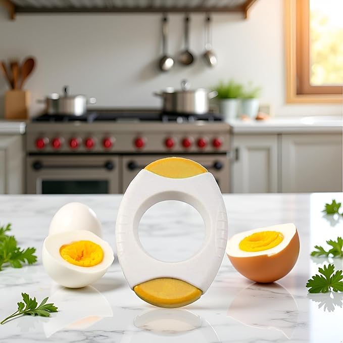 Yellow Egg Shell Opener Egg Topper Cutter Egg Cracker Separator for Quickly Cutting Off The Tops of Eggs Egg Shell Scissors Opener Kitchen Gadgets Tools, Specialty Tools and Gadgets