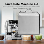 Espresso Machine Dust Cover for Ninja Luxe Café Pro Series ES701/ES601CY/ES601GM Drip Coffee Maker, Luxe Café Machine Lid,Heavy Duty Waterproof Antistatic Nylon Covers Case (Silver)