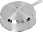 Demeyere Resto 18/10 Stainless Steel Stovetop Egg Poacher Set, 4 Removable Cups, Induction Compatible, Dishwasher Safe