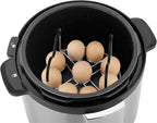 Egg Steamer Rack Trivet with Heat Resistant Handles for Instant Pot Accessories 5,6,8 Quart & Pressure Cooker, Stainless Steel