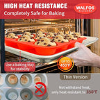 Walfos Muffin Pan Set - 12 Cups Regular Silicone Cupcake Pan, Non-stick and BPA Free, Great for Making Muffin Cakes, Tart, Fat Bombs - Dishwasher Safe, 2-Piece