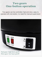 Electric Smart Herbal Pot, Automatic Chinese Medicine Decoction Pot, 3 Temp Modes (Boil/Simmer/Warm), Auto Shut-Off & Boil-Dry Protection, for TCM, Herbs, Tea