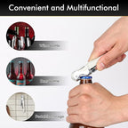 Professional Waiter Corkscrew Wine Openers Set(2PCS), Heavy Duty Stainless Steel Hinges Wine Key for Restaurant Waiters, Sommelier, Bartenders
