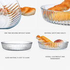 10 Inch Glass Deep Pie Dish for Baking Glass Baking Dish Clear and Durable Oven Baking Pie Pan Quiche Baking Dish Deep