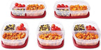 Rubbermaid EasyFindLids Meal Prep Containers 5.1 Cup Red