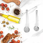 LEIFENY 1PCS 2 Tablespoon Coffee Scoop, Long Handle Measuring Spoon, Two tbsp (30ml, 1/8cup) Stainless Steel Scooper