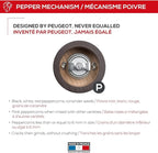 Peugeot Paris Classic 19-3/4-Inch Pepper Mill, Chocolate (870450/1)