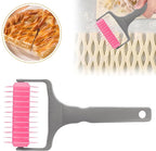 Pastry Lattice Roller Cutter, Pastry Cutter Roller DIY Baking Tool for Dought Cookie Pie, Crust Pastry Wheel for Cutting, Baking & Cooking Tool for Apple Pie Crust or Ravioli Pasta