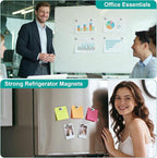 Tiergrade Metallic Magnets, Refrigerator Magnets, 24 Pack Magnetic Push Pins, Strong Fridge Magnets, Multi-use Whiteboard Magnets Perfect for Kitchen Office Classroom