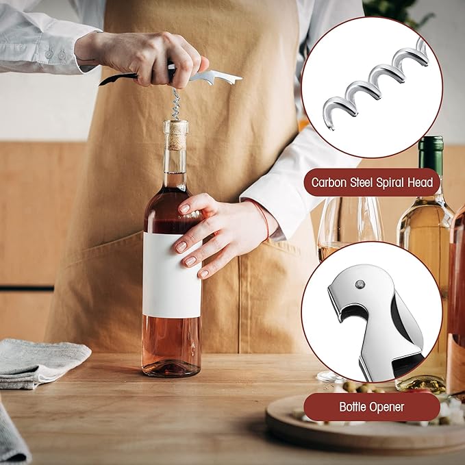 Honoson Wine Keys Opener Travel Wine bottle Opener Waiter Beer Bartender for Home Office Kitchen Restaurant Bar Applications (Black,150 Pcs)