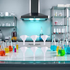 6Pcs Mini Clear Plastic Funnel for Bottling Cosmetics, Liquids, and Oil Filling - Small Funnel for Easy Transfer of Essential Oils and Perfumes, Specialty Tools Gadgets