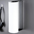 ZUNTO Black Paper Towel Holder Under Cabinet, Stainless Steel Kitchen Towel Holder Stick on Wall Vertical or Horizontal, Frees up Counter Space