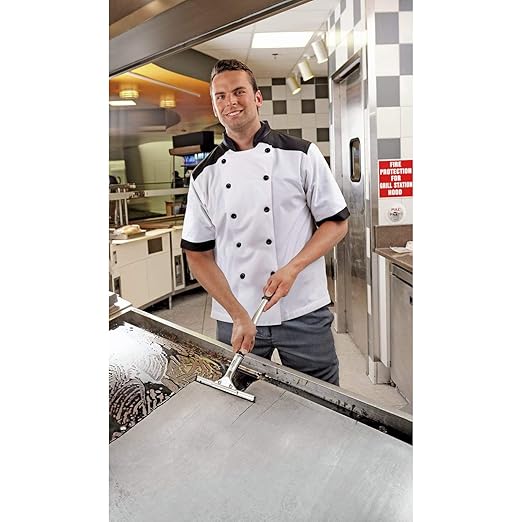 3M Scotch-Brite Griddle Cleaning, Quick Clean Heavy Duty Scour Pad, 4 in x 5.25 in, 6 Pads/Pack, For Baked On Food and Cooking Oils, Use on Hot or Cool Griddle