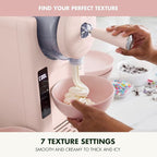 GreenPan Frost Ice Cream Maker & Slushie Machine, Soft Serve, Sorbet, Margaritas, Milkshakes, Frozen Yogurt, No Pre-Freezing, Ready in 15 Mins, 6 Modes, 7 Textures, Self-Cleaning, Family Size, Pink
