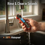 0.5 Sec Instant Read Meat Thermometer Digital with ±0.5℉ Precision, Food Thermometer for Cooking Kitchen Gadgets, Oven Grill Candy BBQ Essentials Accessories, Gifts for Him Dad Men Birthday, Red
