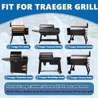 BAC609 Reversible Griddle for Traeger PRO 575 TFB57GLE PRO 780 TFB88PZD Century 22 Century Eastwood 22 Eastwood 34 Grill Accessories Traeger Ironwood XL, Exas Elite 34, Pro 20 Accessories 18.2" x 11"