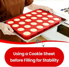 CAKETIME Silicone Mini Muffin Pan 3 Pack 24 Cups Nonstick Mini Cupcake Pan for Baking Muffins Cupcakes Egg Bites Fat Bombs
