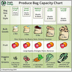 Simple Ecology Reusable Produce Shopping and Storage Bags, Drawstring, Washable Organic Cotton Mesh, Small 3 pack