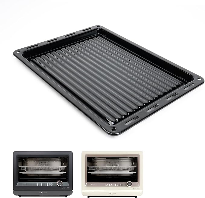 VAL CUCINA Steam Oven Enamel Baking Tray, Compatible with VSO30W/ VSO30W Steam Oven Countertop （Enamel Baking Tray）