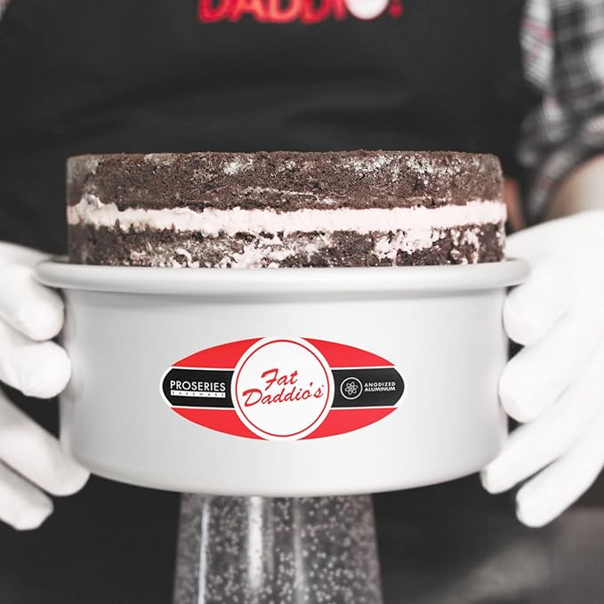 Fat Daddio's PCC-62 Anodized Aluminum Round Cheesecake Pan, 6 x 2 Inch