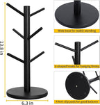 MyLifeUNIT Mug Holder Tree, Coffee Cup Holder with 6 Hooks (Black) | MyLifeUNIT, Mug Holder Tree, Coffee Cup Holder, 6 Hooks, Black