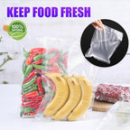 CAREGY Food Vacuum Sealer Rolls Bags 12 Pack 6 Rolls 8'' x 20' and 6 Rolls 11''x 20' Commercial Grade BPA Free Bag Rolls Embossed Food Saver Bags for Meal Prep,Sous Vide Cooking and Food Storage