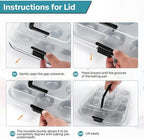 2-Pack Cupcake Pan with Lid, 12-Cup Nonstick Muffin Pan with Handle – Cupcake Carrier for Baking & Transporting, Perfect for Party, Holiday, Gathering