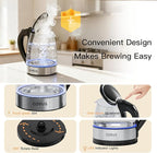 Azeus 1.8L Electric Kettle CX-817 - Fast Boil, Auto Shut-Off, Boil-Dry Protection, 360° Swivel Base - Stainless Steel Water Boiler for Tea, Coffee, and Hot Water