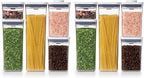 OXO Good Grips Storage Container Airtight | Stackable | For Pantry Organization | Dishwasher Safe | 5 Piece Set, Pack of 2