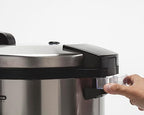Proctor Silex Commercial 37560R Rice Cooker/Warmer, 60 Cups Cooked Rice Capacity, Nonstick Inner Pot, Hinged Lid, Stainless Steel Housing, Conforms to NSF
