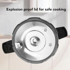 Electric Pressure Cooker,Stainless Steel Pressure Cooker,Multi Functional Cooker for Cooking Rice,Noodles,Stewing Soups,Steaming,Boiling Porridge (22CM)