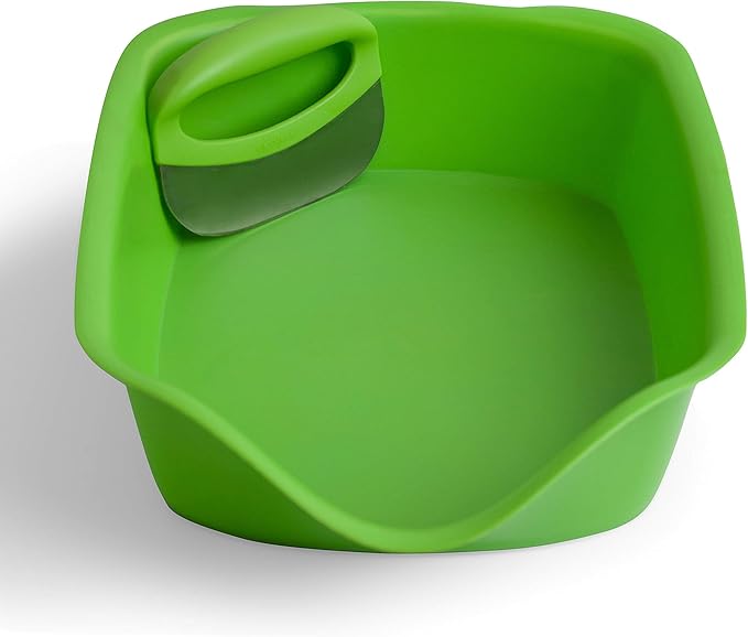Salad Chopper Set with Mezzaluna Knife and Chopping Tray by messless … (Chopping Set (Knife + Tray))