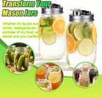 Mason Jar Pour Spout Lid Stainless Steel, Regular Mouth Pour Spout Flip Cap Lids for Mason Jars, Anticracking Leak Proof Seal Cover Airtight for Drinking Salad Dressing & Food Storing(4PCS)