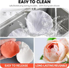 SK Rose Petals Silicone Fondant Mold Sugar Paste Baking Mould Cookie Pastry