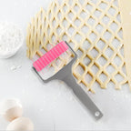 Pastry Lattice Roller Cutter, Pastry Cutter Roller DIY Baking Tool for Dought Cookie Pie, Crust Pastry Wheel for Cutting, Baking & Cooking Tool for Apple Pie Crust or Ravioli Pasta