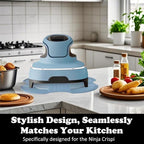 Tailored Ninja Crispi PowerPod Silicone Trivet – Hot Pads for Ninja Crispi Glass Air Fryer Accessories, Heat-Resistant, Non-Slip, Protection for Countertop (Blue)