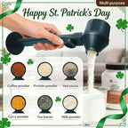 2Pcs Coffee Scoop & Funnel for Reusable K-Cup Pods, 2Tbsp Dosing Spoon, 51mm Espresso Tamper, BPA-Free PCTG, Dishwasher Safe, for Espresso Machines, Coffee/Protein Powder, Jade Green, 2 Models A&B