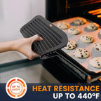 Silicone Trivet Mats 4 Heat Resistant Pot Holders Multipurpose Non-Slip Hot Pads for Kitchen Potholders, Drying mat, Jar Opener, Spoon Holder, Coaster.(Warm Gray)