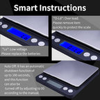 Gram Scale,Capacity 500g Accuracy 0.01g Mini Food Scales Digital Weight Grams and Oz,Small Kitchen High Precision for Espresso,Baking,Jewelry,Soap Making,Black
