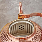 SANQIAHOME Antique 1.8L (60 Oz) Stainless Steel Teapot with Infuser Copper