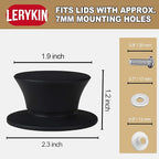 Lerykin Replacement Silicone Knobs for Pot Lid, Soft Universal Pan Lid Handles - Heat Resistant and Non-Slip Holding Handle Knobs for Kitchen Cookware Lids and Covers - Dishwasher Safe (2 Pack)