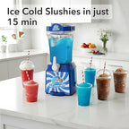 Slushie Machine for home, New and Improved Countertop Slushy Maker for Kitchen, 34 fl oz, Ice Cold Frozen Slush Drink, Slushy Cup, Turns Your Favorite Sodas into Slushies.