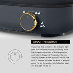 Dezin Electric Shabu Shabu Pot with Removable Pot, 4L Non-Stick Hot Pot Electric with Dual-Power Control, Electric Pot with Tempered Glass Lid for Party, Family and Friend Gathering