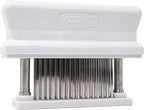 Jaccard 200348, 48 Blade Durable Meat Tenderizer with Stainless Steel Razor Sharp Needle, Cooking Gadget for Tenderizing Chicken, Beef, Pork, Veal, BBQ, White