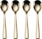 Mikasa Delano Gold Plated 20-Piece Stainless Steel Flatware Set, Service for 4