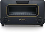 BALMUDA The Toaster | Steam Oven Toaster | Compact Size 14.1" W x 12.6" D x 8.2" H | 5 Cooking Modes: Sandwich Bread, Artisan Bread, Pizza & Pastry, Oven | Baking Pan Included | US Version | Black