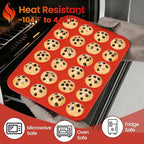 CAKETIME Silicone Mini Muffin Pan 3 Pack 24 Cups Nonstick Mini Cupcake Pan for Baking Muffins Cupcakes Egg Bites Fat Bombs
