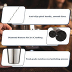 13-Piece Bartender Kit Bar Tool Set – Boston Cocktail Shaker Set with Muddler,Strainer,Jigger,Spoon–Home Bar Accessories and Drink Mixer Gift for Bartesian,Housewarming, Bar Cart Decor