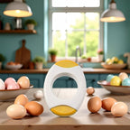 Yellow Egg Shell Opener Egg Topper Cutter Egg Cracker Separator for Quickly Cutting Off The Tops of Eggs Egg Shell Scissors Opener Kitchen Gadgets Tools, Specialty Tools and Gadgets